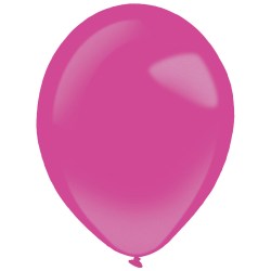 Metallic  Luftballon hot Pink